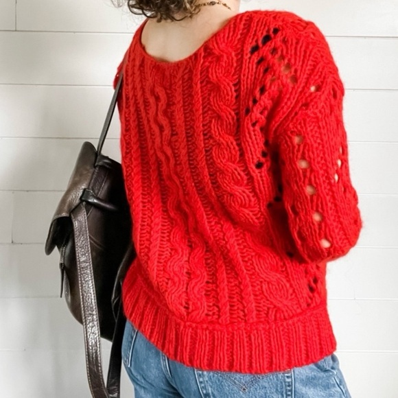 Free People Cable Knit Sweater - Size S - Picture 2 of 9